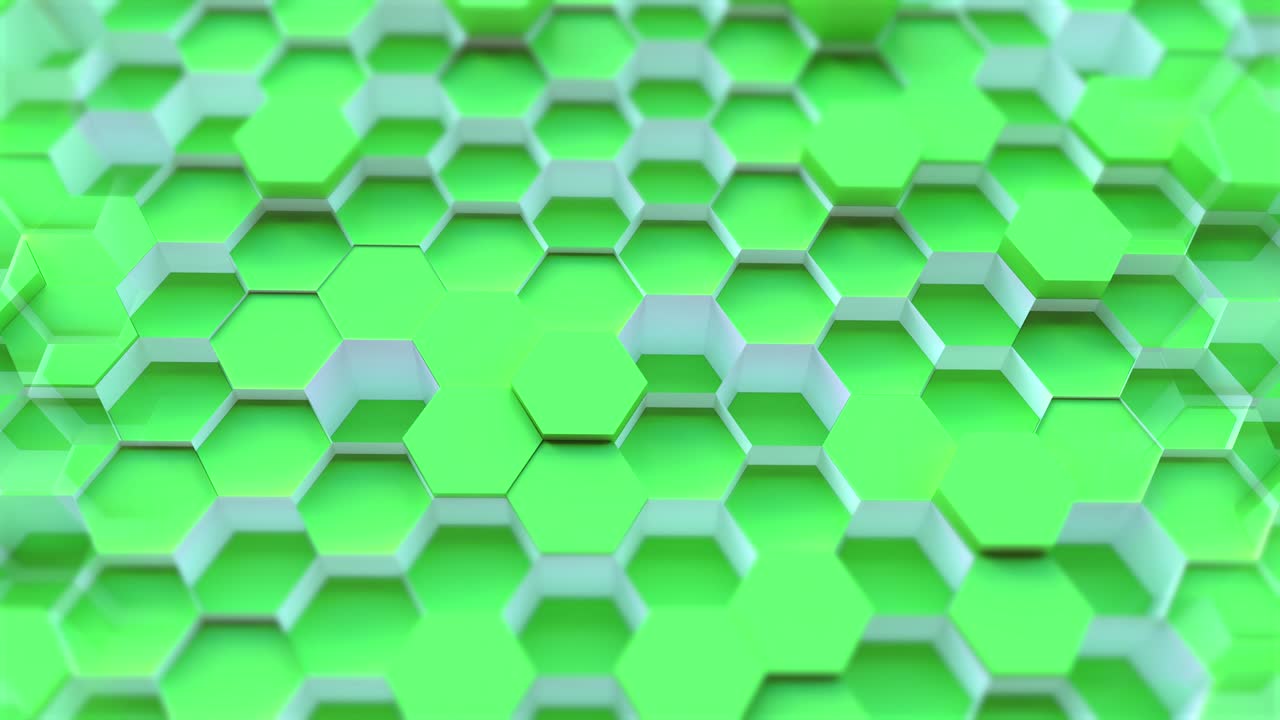 움직이는 기술 육각형 패턴 배경