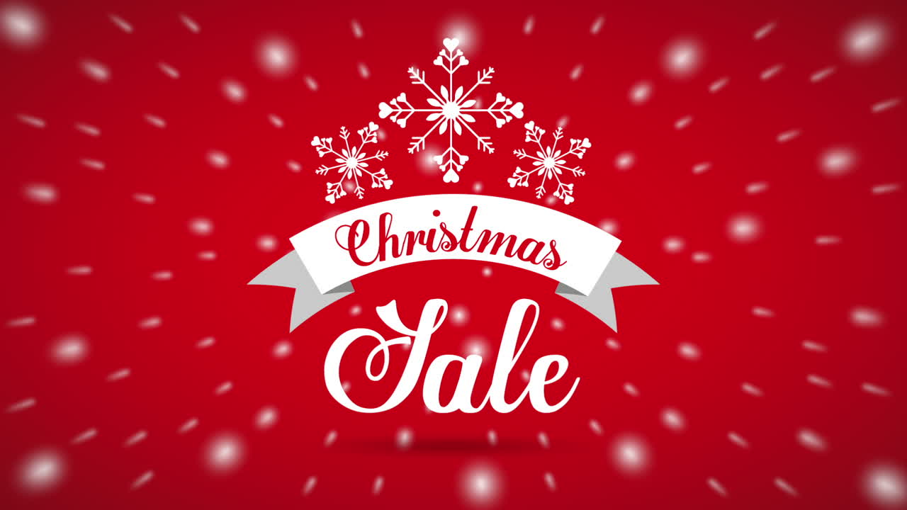 feliz venta de navidad con decoración de bolas de nieve