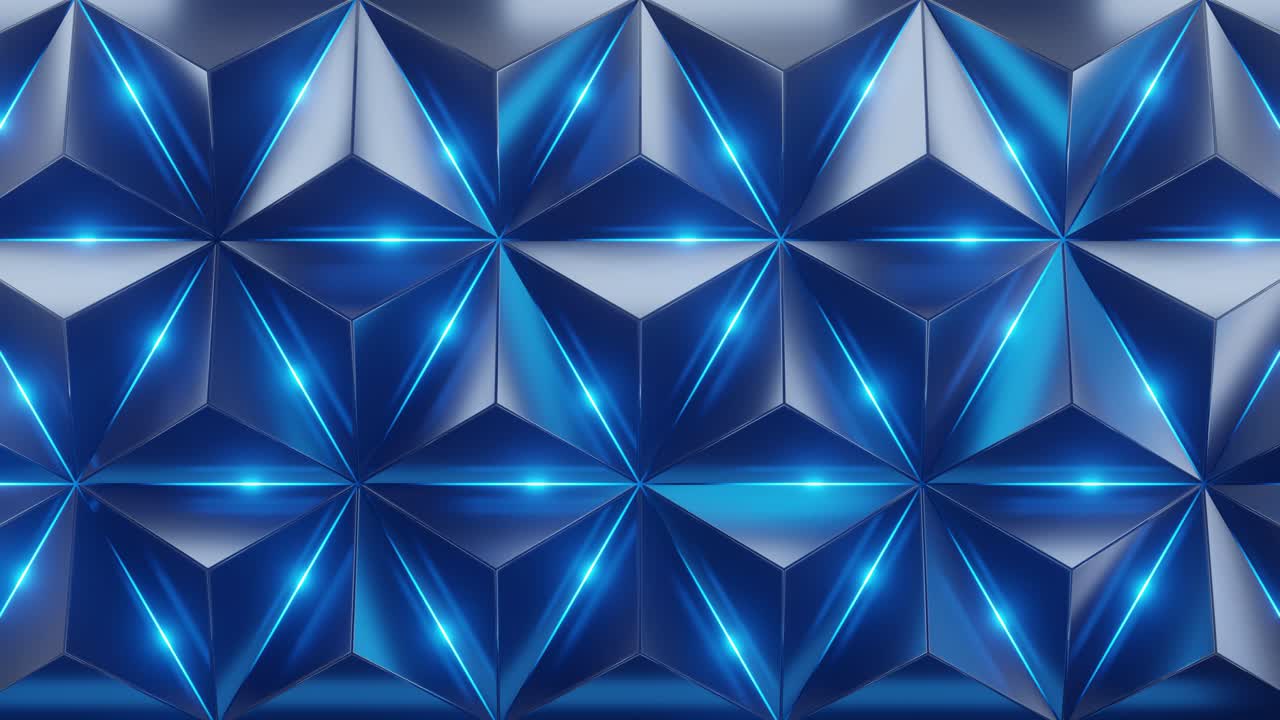 3d Triangles pattern geometric modern backgrounds, line neon glowing sweep light trail, 4k resolution