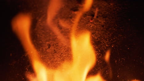 Slow-motion-of-flames-Close-up-in-a-fireplace