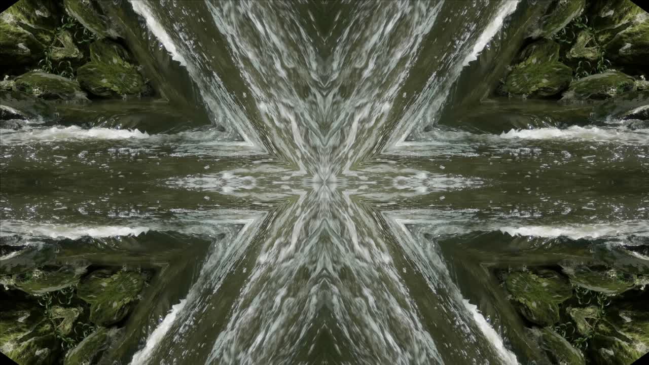 caleidoscopio de tomas de la naturaleza, wissahickon creek