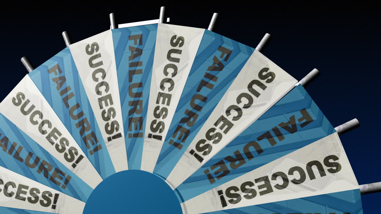 WHEEL OF FORTUNE SUCCESS WITH FIREWORKS