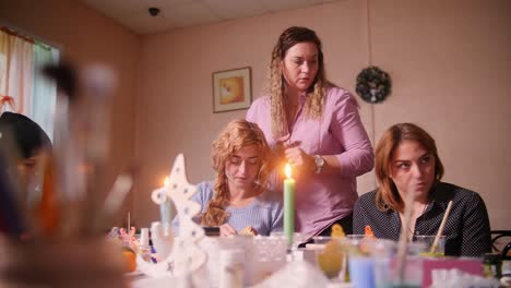 Women in a Craft Workshop