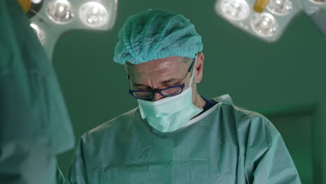 surgeon in operating room