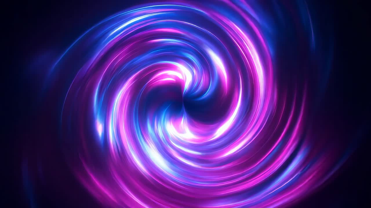 espiral de neón abstracto