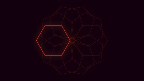 patrón geométrico dinámico de diamante rojo