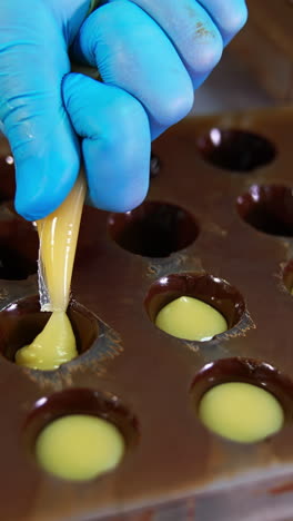 making gourmet chocolates