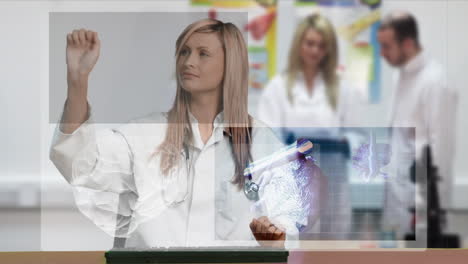 hd concepto futuro de un médico en el trabajo
