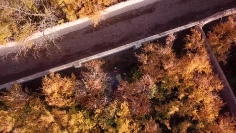 El-Enmarcador-Enciende-Un-Fuego-En-El-Jardín-En-La-Fría-Temporada-De-Cosecha-En-Un-Huerto-De-Granados-Cuando-Recoge-Frutas-Al-Atardecer-En-Otoño,-Otoño-E-Invierno-En-La-Ciudad-Desértica-De-Ardakan-En-Yazd,-La-Gente-Local-Elabora-Productos-Orgánicos-Frescos.