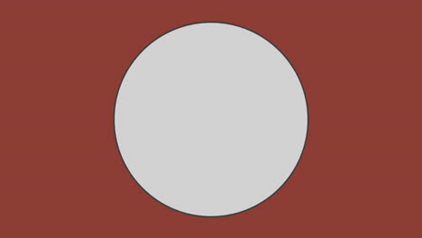 circle against brown background