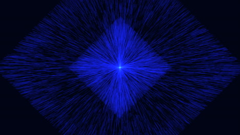 vibrant blue and black pattern with central illumination