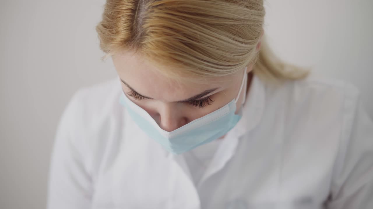 аппаратная процедура в косметологии. косметолог сглаживает морщины микротоком. пилинг, фонофорез, массаж и подтяжка лица в клинике красоты.