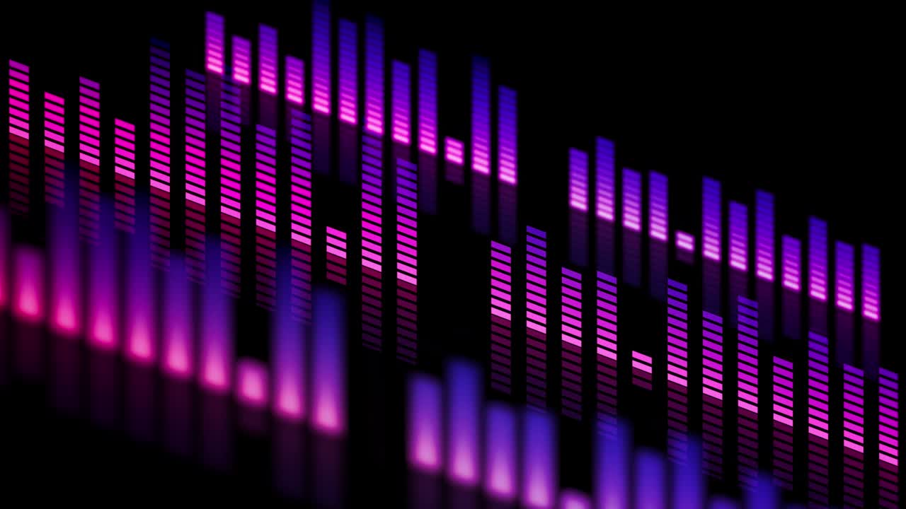 pressione sonora dell'arcobaleno immagine video loop