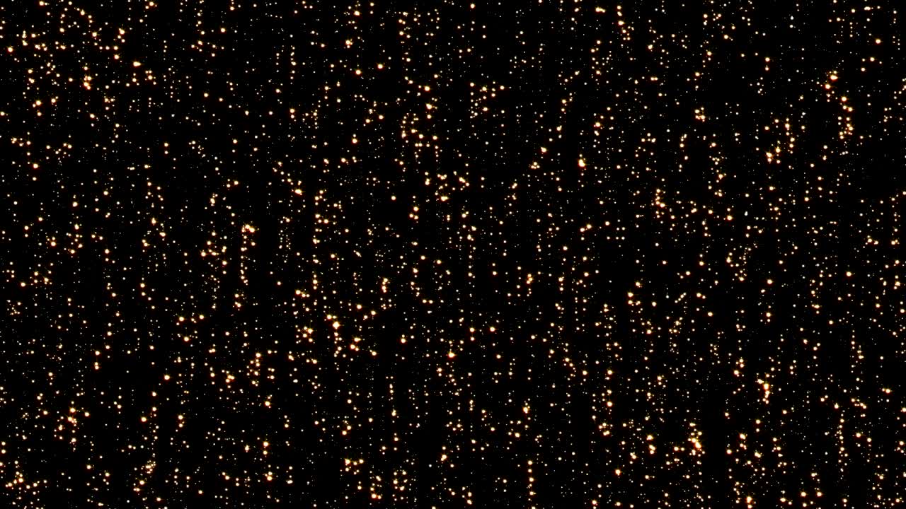 4k Glitter Falling Stars