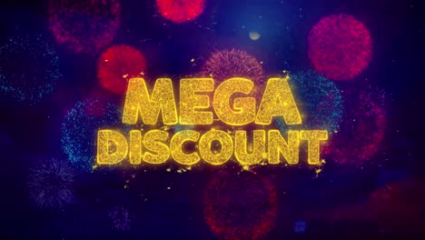 mega discount fireworks sale banner