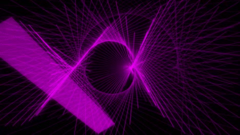 patrón de forma de punto de color rosa animación gráficos de movimiento