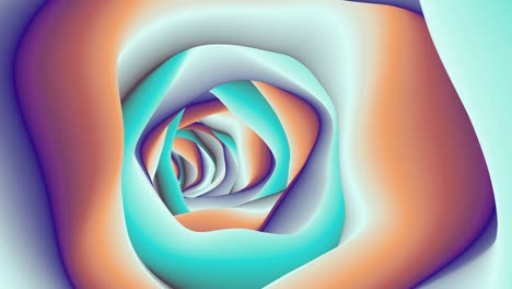 tunnel abstract in trend colors technology endless able to loop seamless 4k