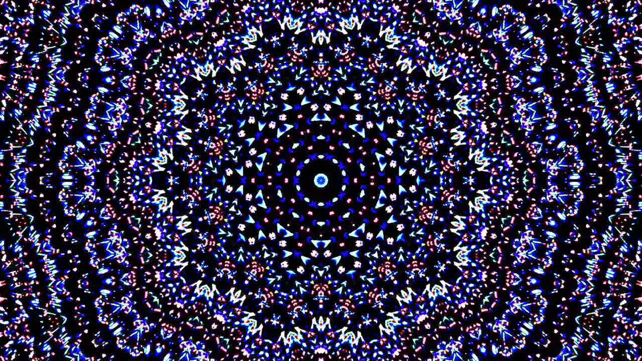 luz abstracta brillante que gobierna el color completo, caleidoscopio