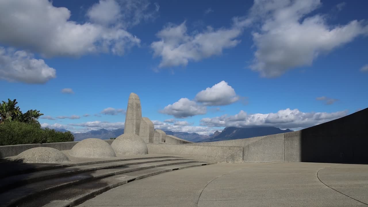A monument built to celebrate the Afrikaans Language