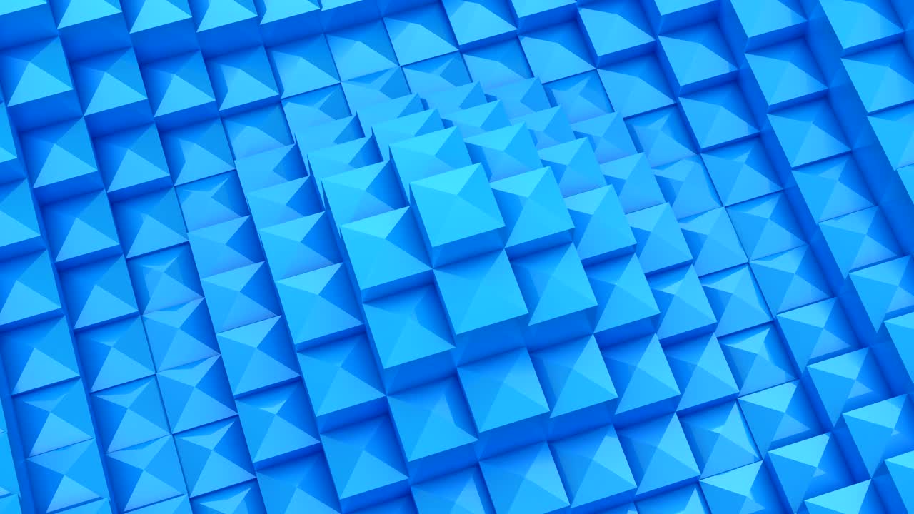 사각형은 파동을 형성했습니다.