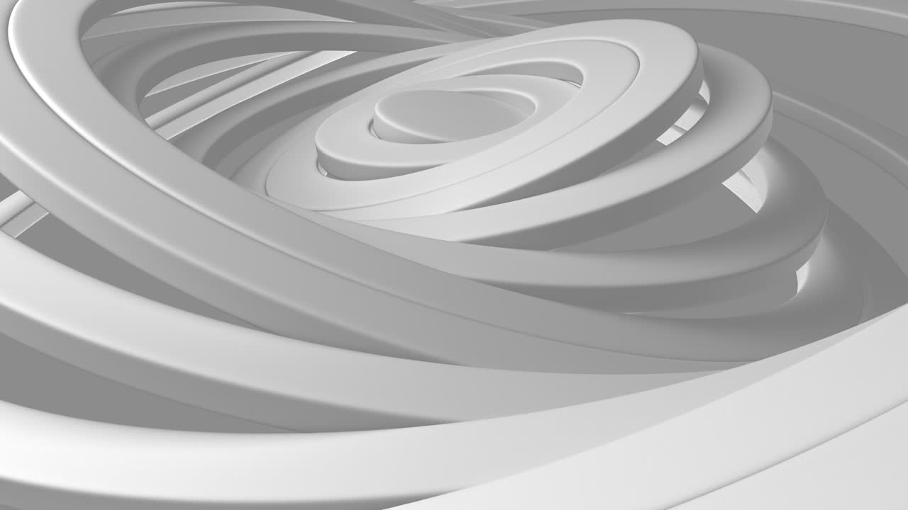 Abstract white circles waving, pattern of circles with the effect of displacement.