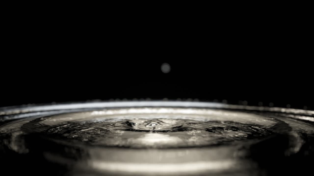 Wassertropfen spritzen