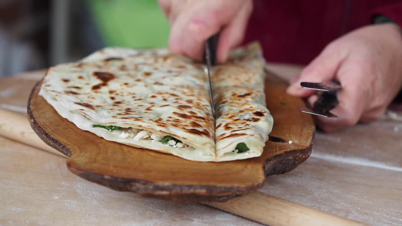 Preparazione del gozleme
