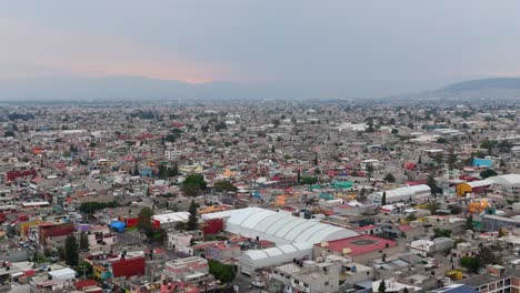 suburban life in ecatepec through aerial footage