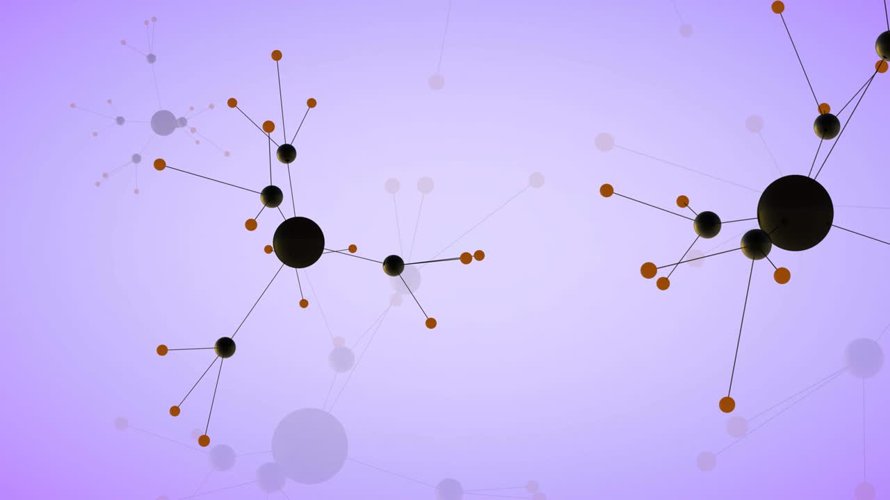 un bucle 3d renderizado con antecedentes científicos animados.