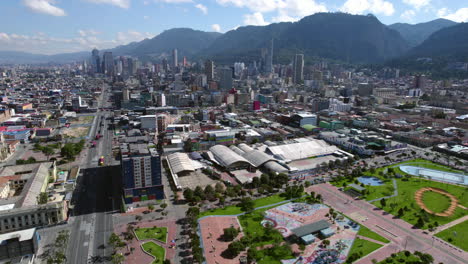 Downtown-Bogota,-Colombia