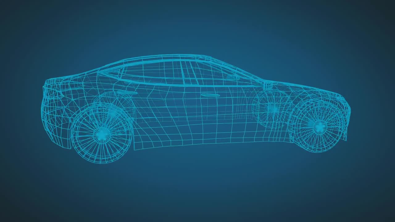 자동차의 회전 기술 도면