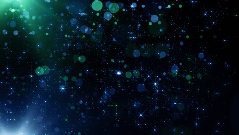 particles blue green event game trailer titles cinematic concert stage background loop