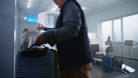 control de seguridad del aeropuerto