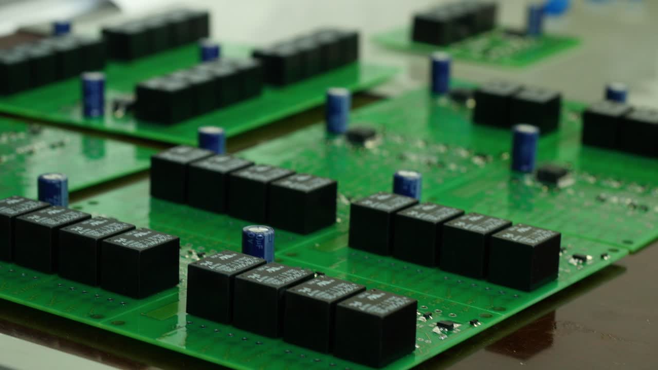 릴레이를 가진 다양한 인쇄 회로 보드