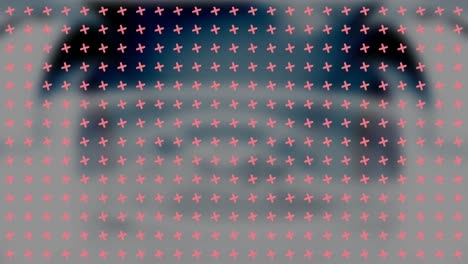 animation of shapes on white background