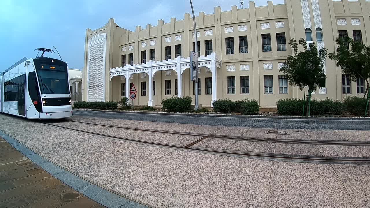 Qatar Foundation launched the Education City Tram – a modern transport system which is a new form of sustainable travel and elevates the nation’s profile- Doha, Qatar