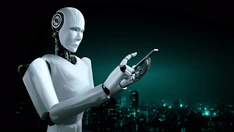 Future-financial-technology-controll-by-AI-robot-huminoid-uses-machine-learning