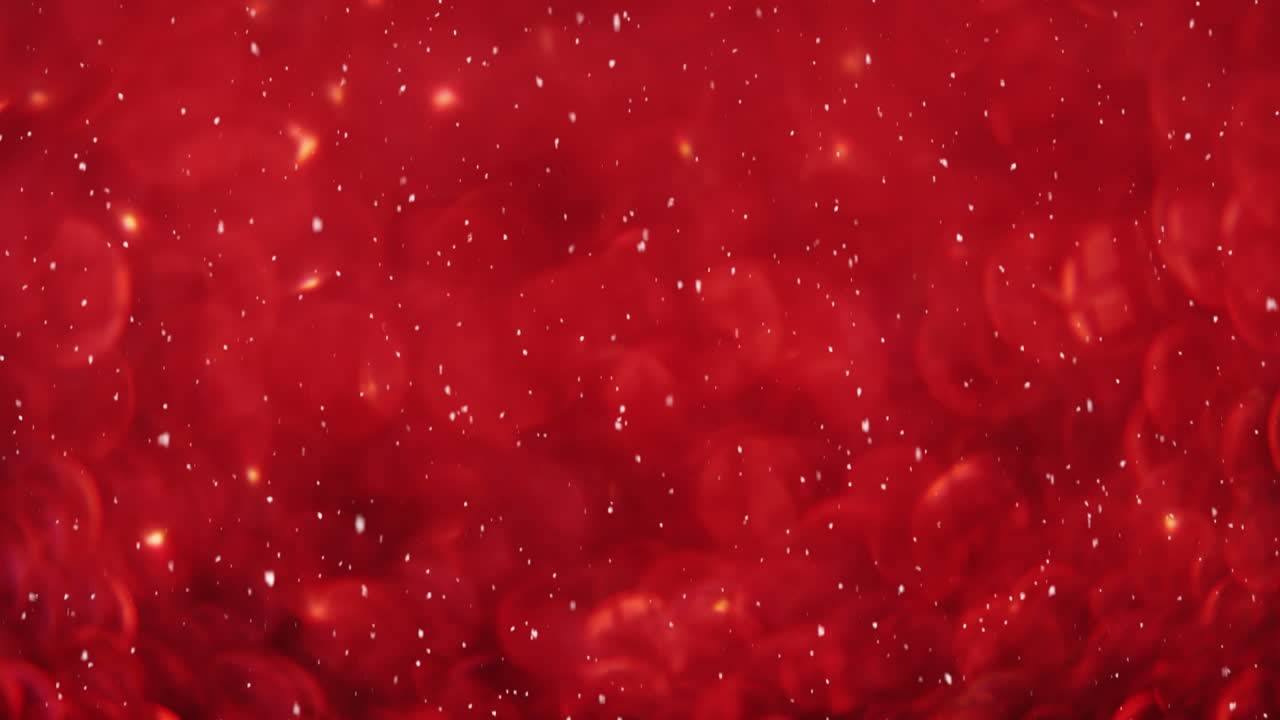 빨간색 진동하는 배경의 디지털 애니메이션 4k