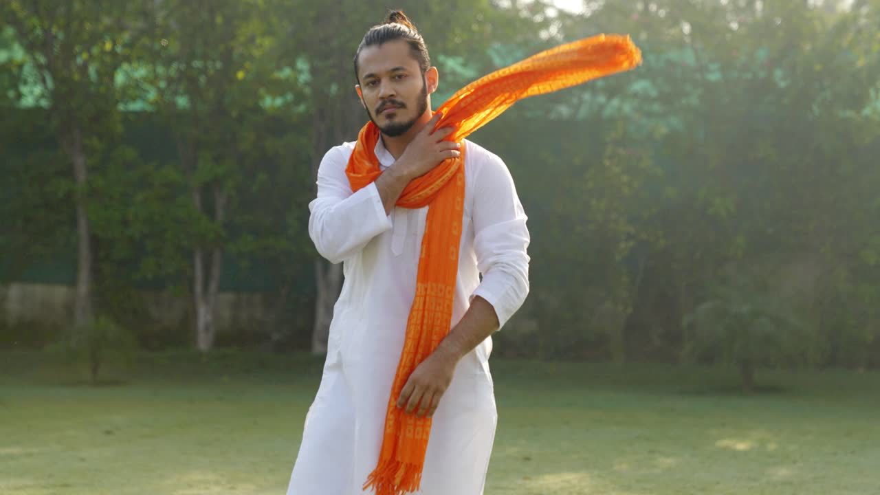 Indian man with swag and confidence