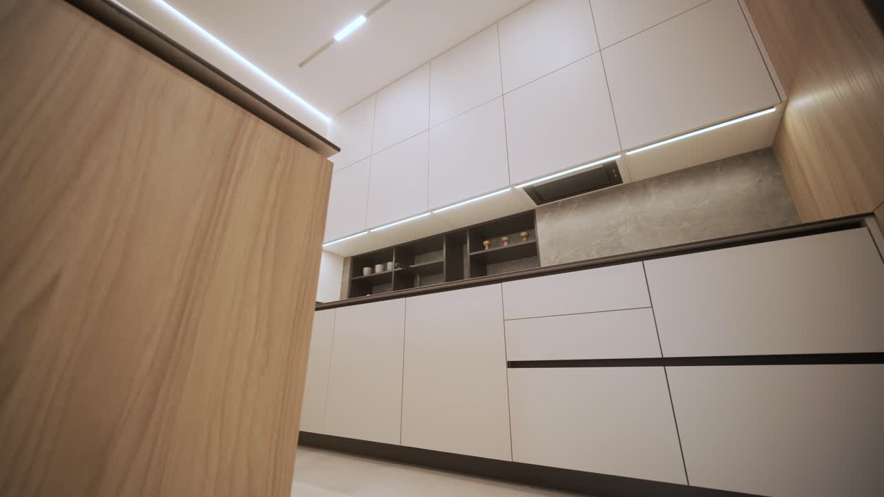 diseño interior moderno de la cocina