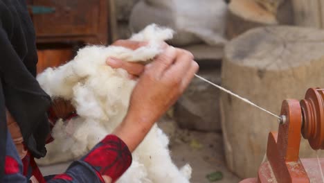 fabricación de hilos de algodón