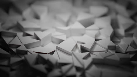 abstract geometric 3d rendered triangular polygons background