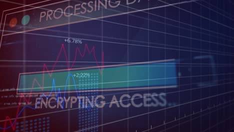 animation of data processing over grid