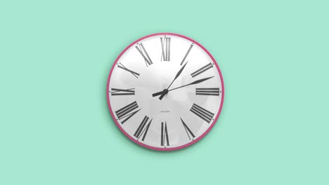 reloj en la pared cerrar 24 horas lapso de tiempo