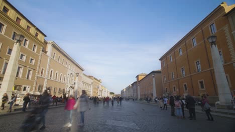 vía della conciliazione time-lapse