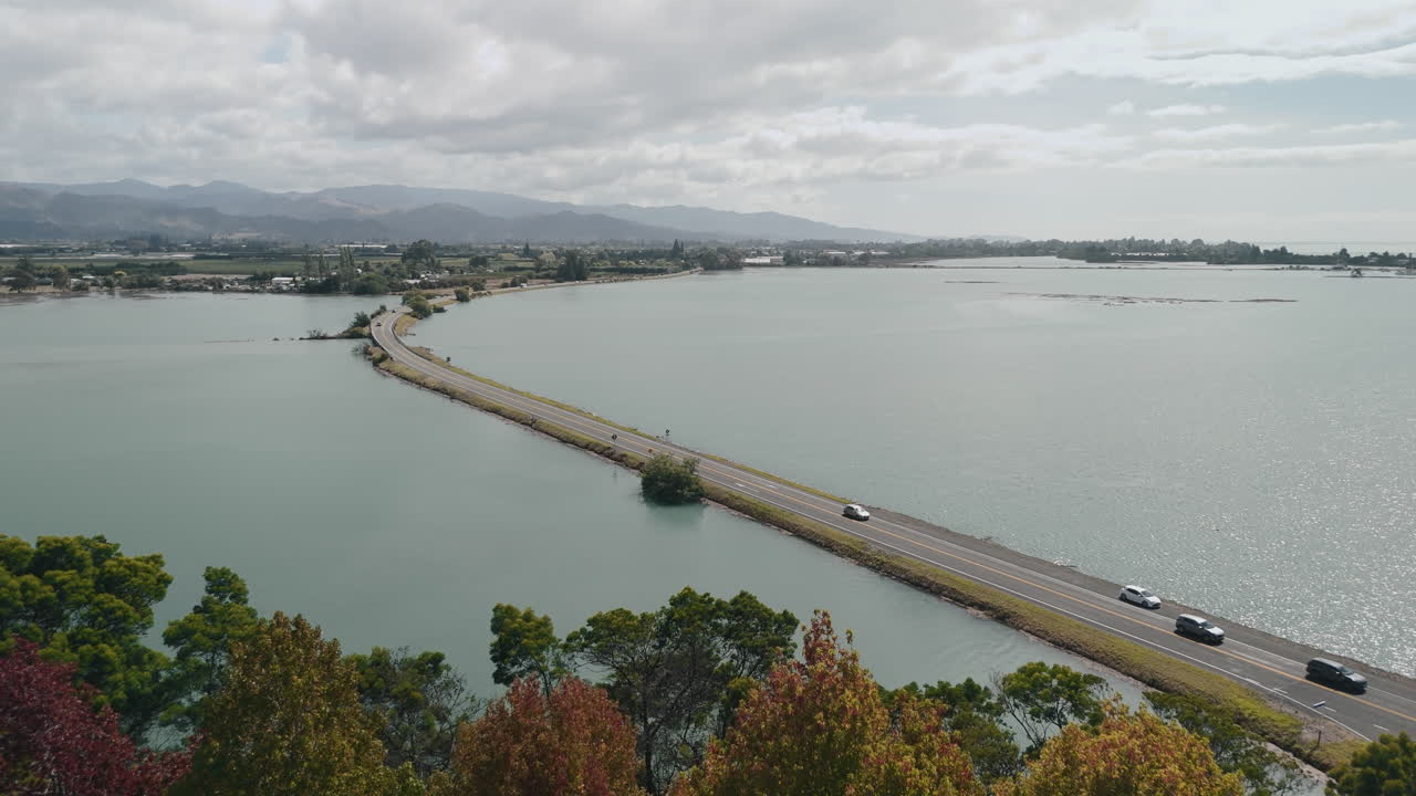 Coastal Road Bridge Over Water