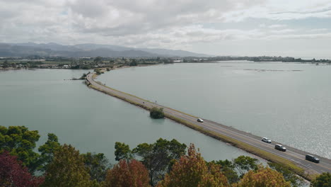 coastal road bridge over water