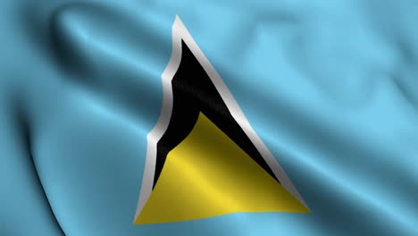 flagge von saint lucia