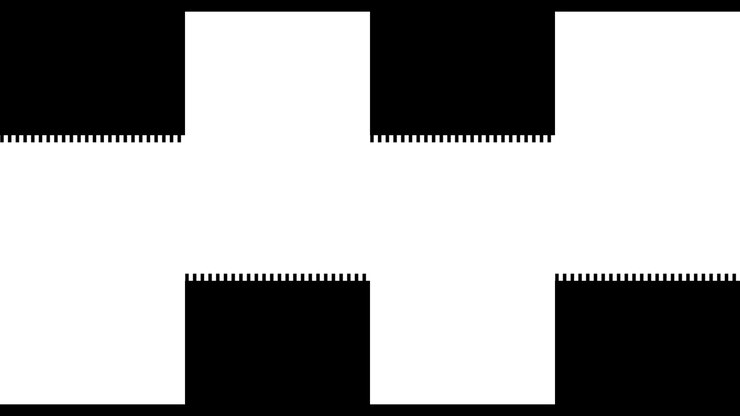 Abstract Black and White Geometric Motion Graphics Animation