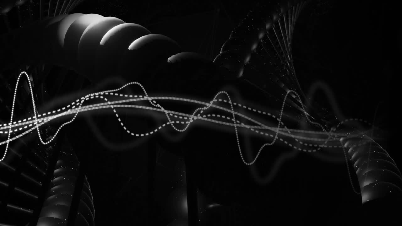 dna 스트랜드에 대한 다이어그램의 애니메이션